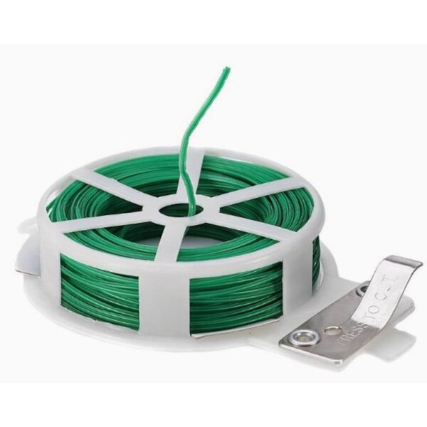 Panacea Panacea 7.3 in. H X 6.6 in. W X 2 in. D Green Metal Plant Support Twist Tie 86871A - main